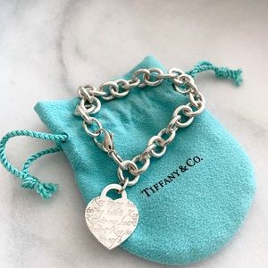 Tiffany & Co. Sterling Silver Heart Bracelet
